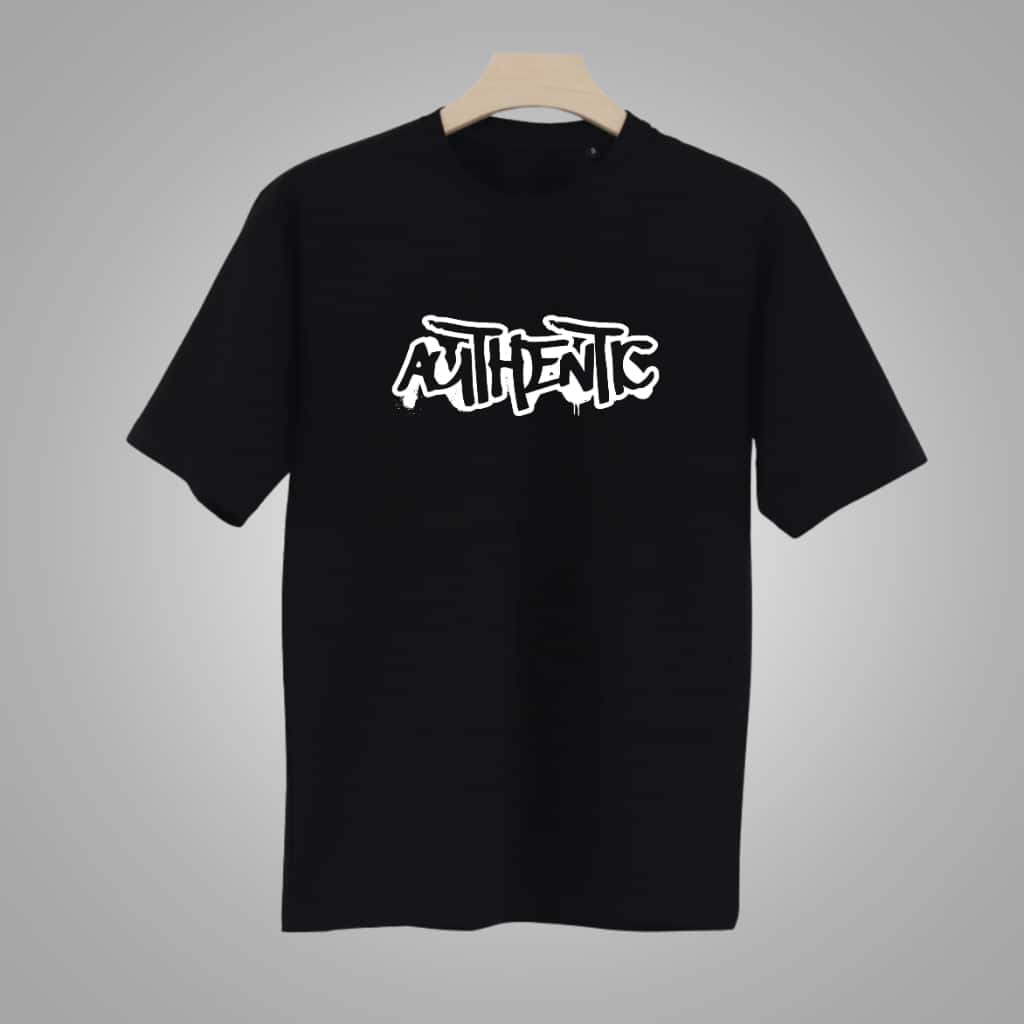 Flaming Skull Graphic Oversized TEE - Black Streetwear