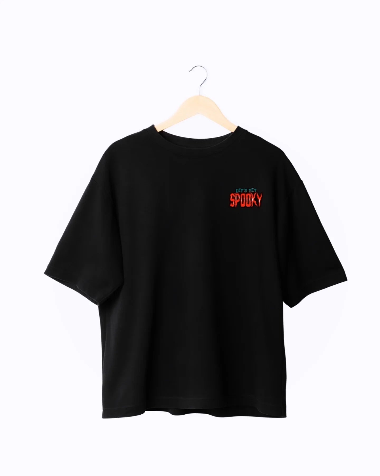 Skates Wolf Oversized Black Unisex T shirt